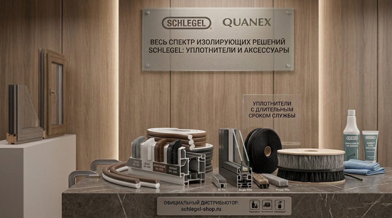 Экструдированные щеточные уплотнители Schlegel